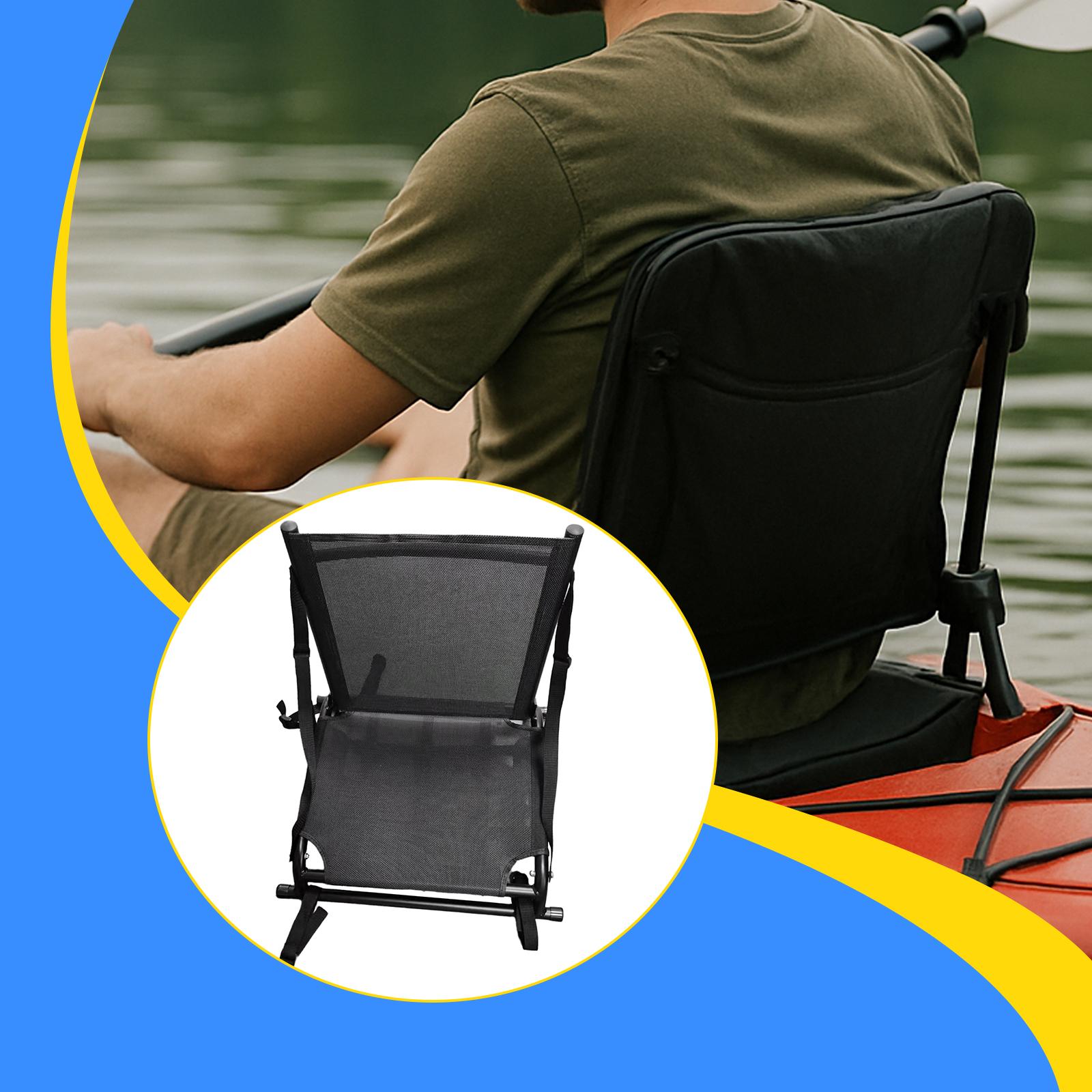 Fishing Kayak Sit In - เบาะนั่งเรือคายัคแบบมีพนักพิง พับได้ สำหรับนั่งในตัว พร้อมแผ่นรองเปลี่ยนได้ เบาะพนักพิงเรือแคนูสำหรับเรือตกปลา ล่องแก่ง