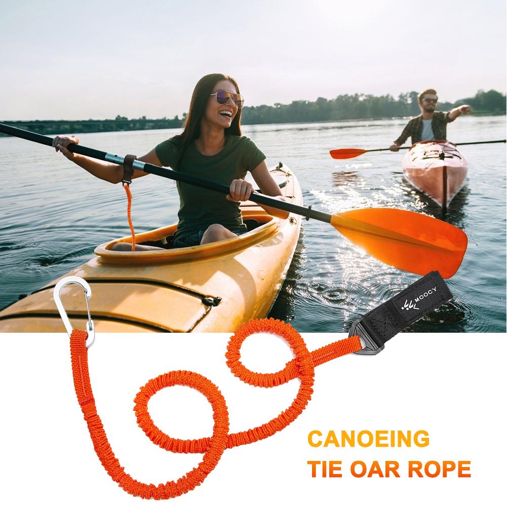 สายรัดไนลอนยืดหยุ่นสำหรับพายเร - Fishing Kayak Paddle Leash บทวิจารณ์และราคา