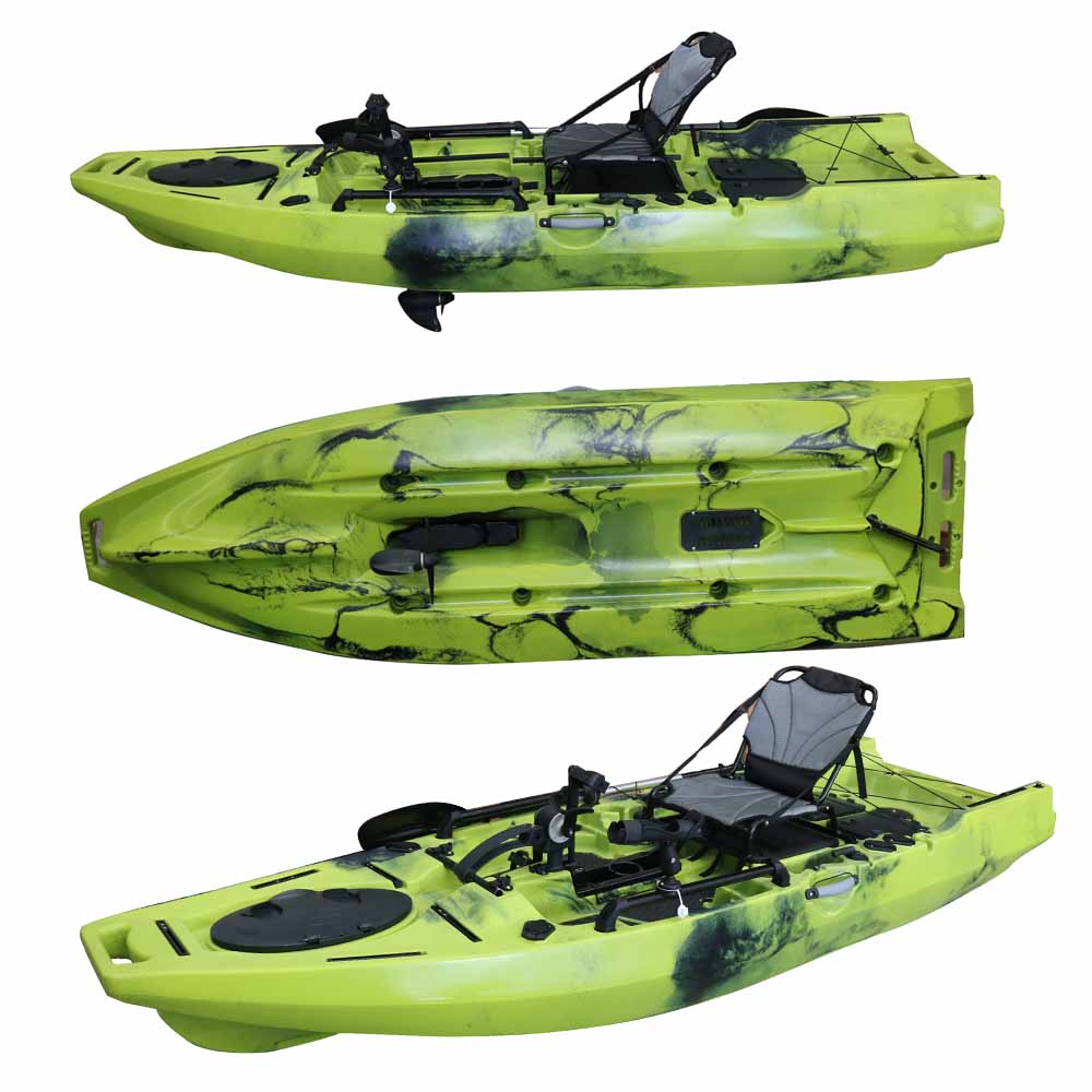 เรือคายัคตกปลาแบบพับได้ Viking - Fishing Kayak Pedal Drive บทวิจารณ์และราคา