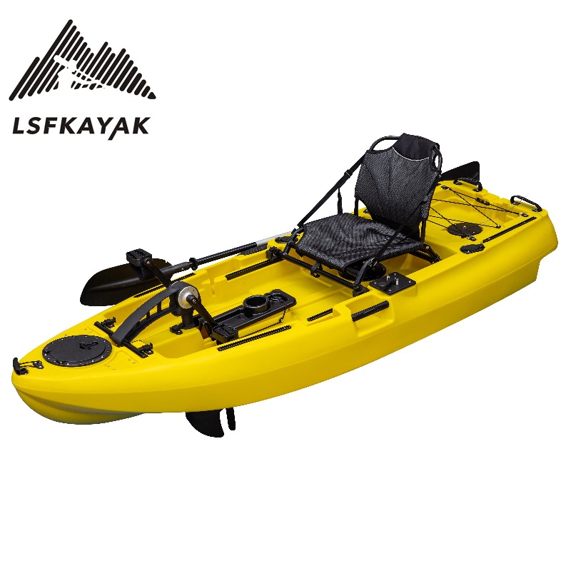 เรือคายัคแบบมีมอเตอร์ขับเคลื่อ - Fishing Kayak Pedal Drive บทวิจารณ์และราคา