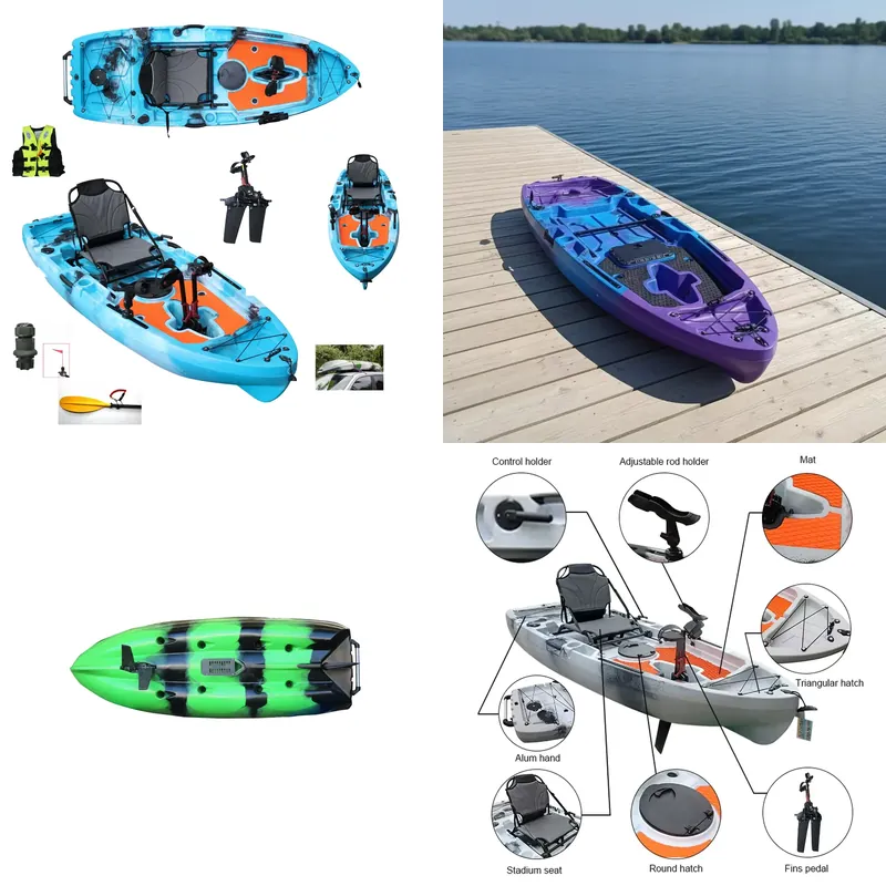 เรือคายัคแบบนั่งบนเรือ Viking  - Fishing Kayak Pedal Drive บทวิจารณ์และราคา